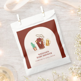 Bolsa De Papel Rústico Rodeo Cactus Beer Arch Baby Shower