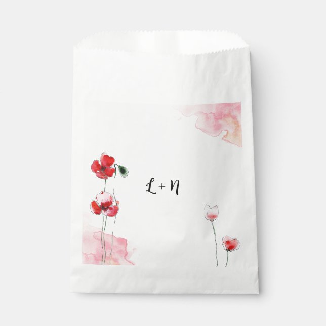 Bolsa De Papel Sachets "Coquelicots" (Anverso)
