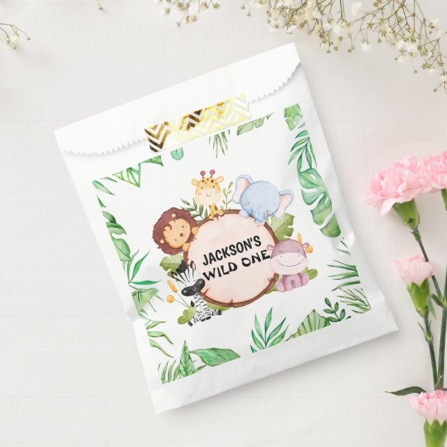 Bolsa De Papel Safari Wild One (Sellado)