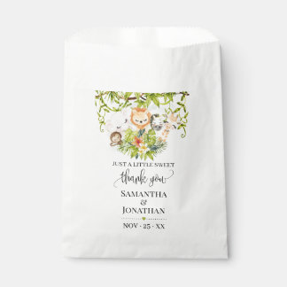 Bolsa De Papel Safari Wild Zoo Baby Animals Baby Shower