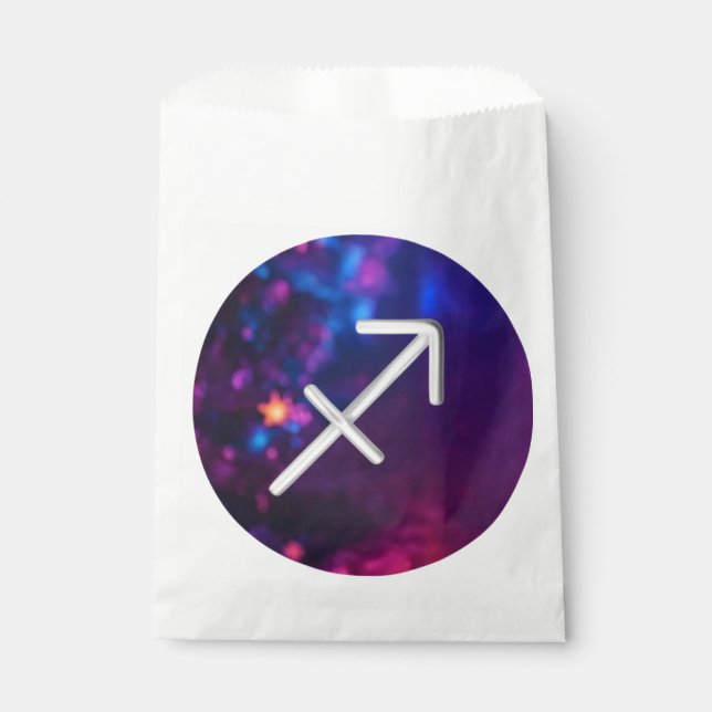 Bolsa De Papel Sagittarius Favor Bag (Anverso)