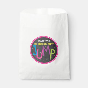 Bolsa De Papel Saltar al Chica Trampoline Partido del Cumpleaños