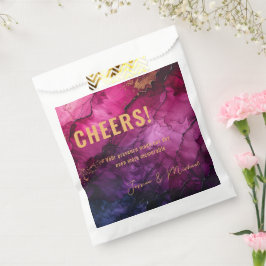 Bolsa De Papel ¡SALUD! Elegancia Celestial Sinfonía de Mármol