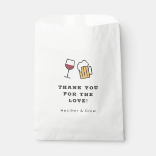 Bolsa De Papel Saludos para amar a las parejas ducha de bodas Sal
