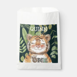 Bolsa De Papel Salvaje Una Jungla Animales Safari Primer cumpleañ