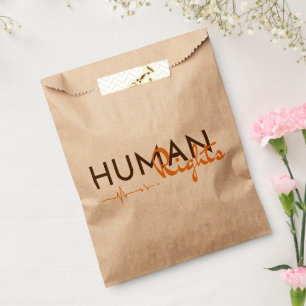 Bolsa De Papel Salvamento de los derechos humanos