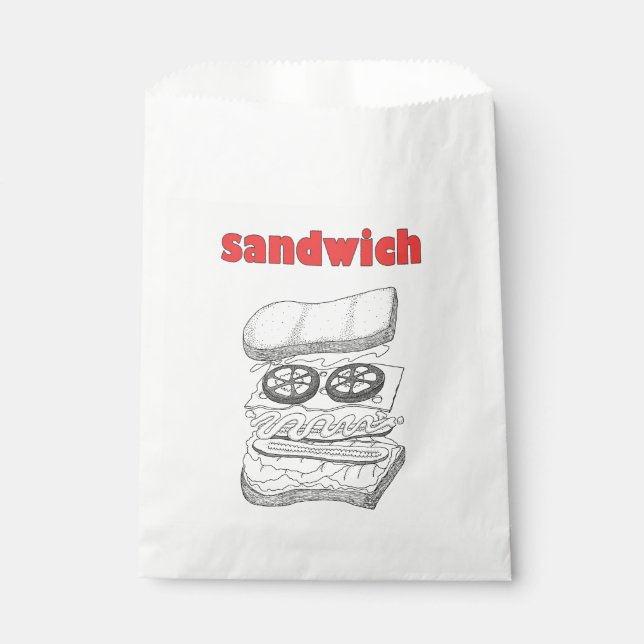 Bolsa De Papel Sándwich (Anverso)