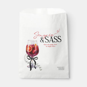 Bolsa De Papel Sangria & Sass, Perlas, Arcos