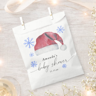 Bolsa De Papel Santa Hat - ducha para bebé