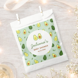 Bolsa De Papel Santo Guacamole Aguacate Green Baby Shower