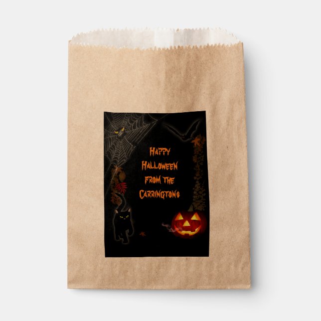 Bolsa De Papel Scary Halloween (Anverso)