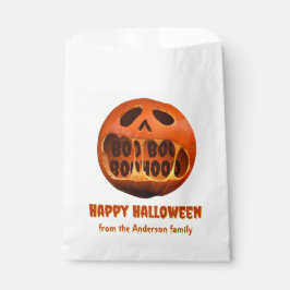 Bolsa De Papel Scary Halloween jack o'lantern fiesta caramelos