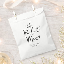 Bolsa De Papel Script The Perfect Mix Wedding Treats