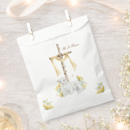 Bolsa De Papel Se Levanta La Pascua Cristiana Personalizada