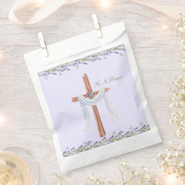 Bolsa De Papel Se Levanta La Pascua Cristiana Personalizada