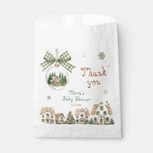 Bolsa De Papel Se necesita un Baby Shower de aldea Gracias