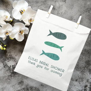 Bolsa De Papel Seaside Soiree Bridal Shower Fish Sardines PERSONA