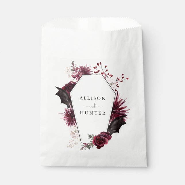 Bolsa De Papel Sello para sobres boda | Halloween (Anverso)