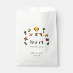 Bolsa De Papel Selva tropical suave Ducha bebé