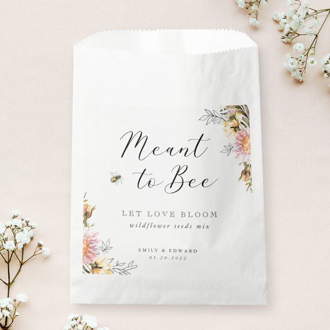 Bolsa De Papel Semillas de flores silvestres rústicas destinadas  (Subido por el creador)