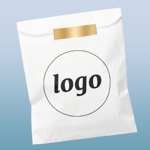 Bolsa De Papel Sencillo logotipo de negocio de promoción de marca