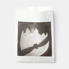 Bolsa De Papel Señora del Huevo de Pascua Vintage