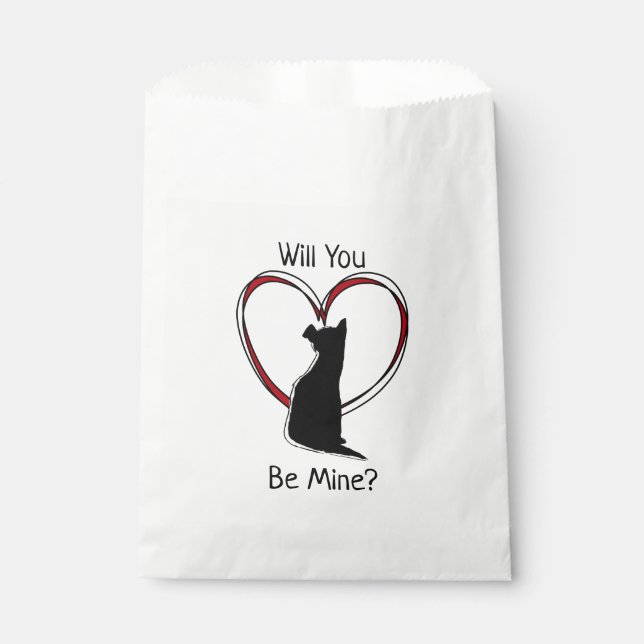 Bolsa De Papel ¿Serás Mío? | Día de San Valentín (Anverso)