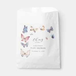 Bolsa De Papel Servilletas de papel para baby shower de Butterfly