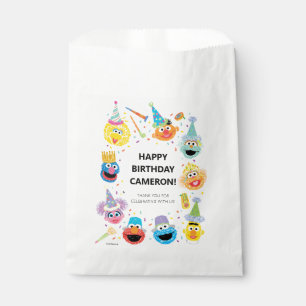 Bolsa De Papel Sésamo Street Pals Confetti Cumpleaños