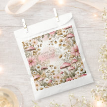 Setas y flores de Cottage Core | Gracias