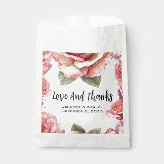 Bolsa De Papel Shabby Pink Rose