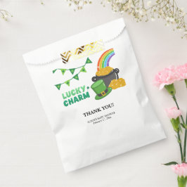 Bolsa De Papel Shamrock Charm Shamrock St. Patrick's Day Baby Sho