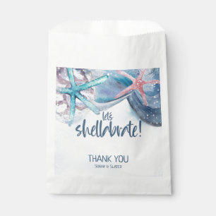 Bolsa De Papel Shellabración   Conchas de Playa Agradecimiento