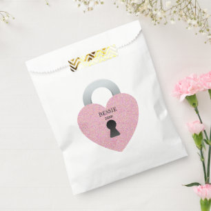 Bolsa De Papel Shimmer Shower celebra fiesta de novias