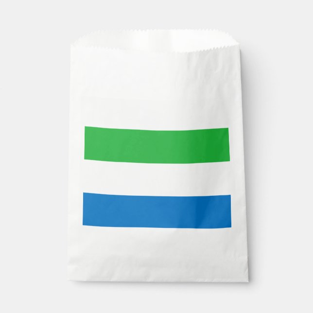 Bolsa De Papel Sierra Leone Flag (Anverso)