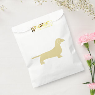 Bolsa De Papel silueta dachshund wheaton
