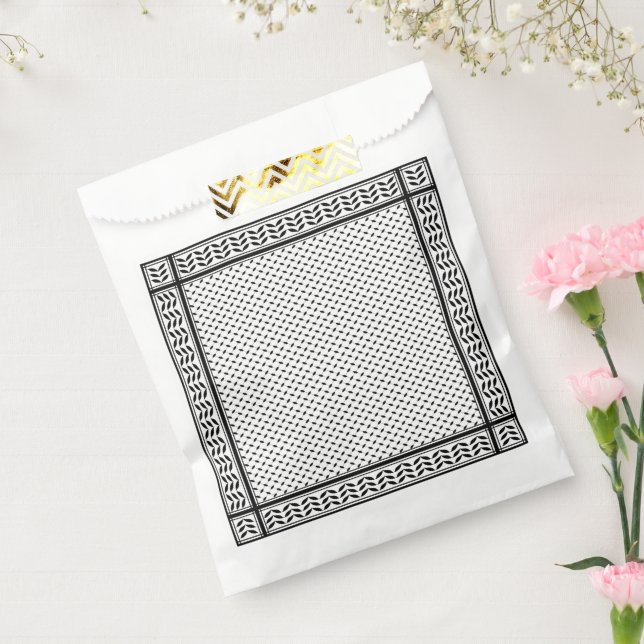 Bolsa De Papel Símbolo de Keffiyeh del patrón de resistencia de P (Sellado)