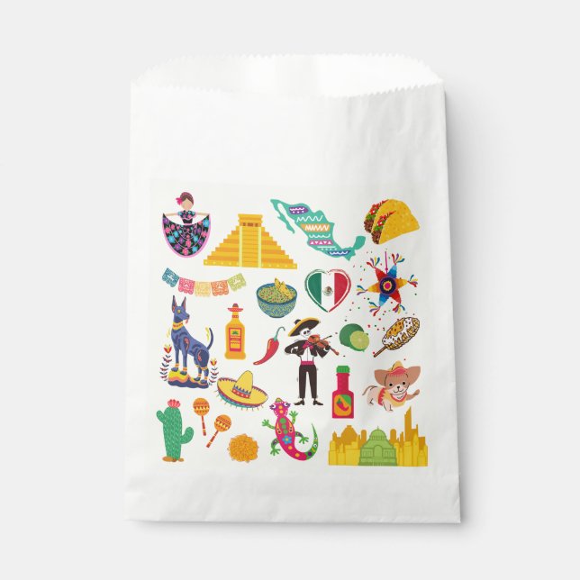 Bolsa De Papel Símbolos de México (Anverso)
