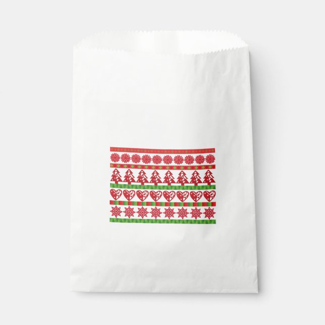 Bolsa De Papel Símbolos navidades (Anverso)
