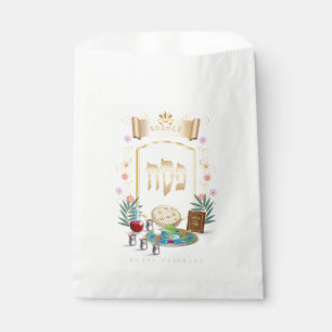 Bolsa De Papel Símbolos pesach del Séder de Pascua Kosher