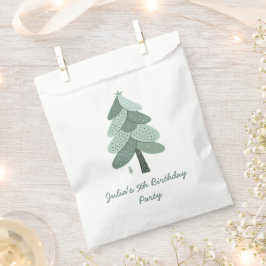 Bolsa De Papel Simple árbol de Navidad Cumpleaños