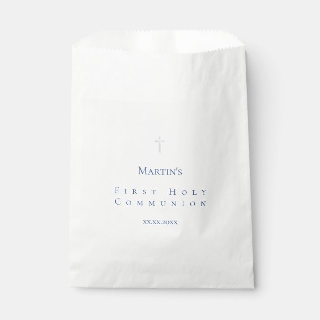 Bolsa De Papel simple clásico Primera comunión sagrada (Anverso)
