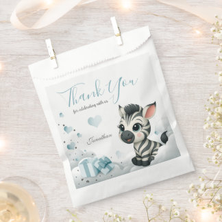 Bolsa De Papel Simple cute little zebra 