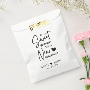 Bolsa De Papel Simple, moderno y dulce final a un nuevo comienzo