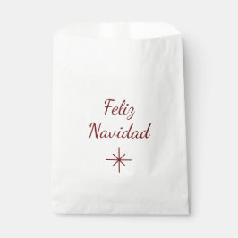 Bolsa De Papel Simple Snowflake Feliz Navidad Christmas Party