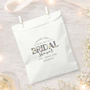 Bolsa De Papel Simplemente Moda Floral Garden Bridal Shower Graci
