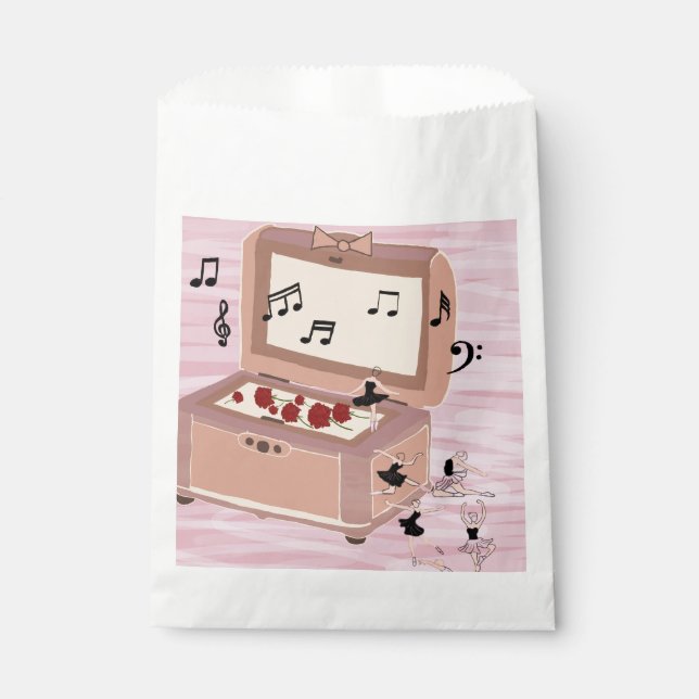 Bolsa De Papel Sinfonía de Ballerina en una caja - Arte Ballerina (Anverso)
