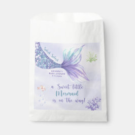 Bolsa De Papel Sirena Bajo El Chica Del Mar Baby Shower