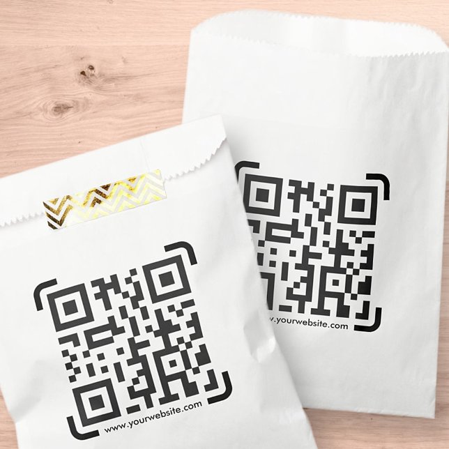 Bolsa De Papel Sitio Web de código QR para el análisis de negocio (Subido por el creador)