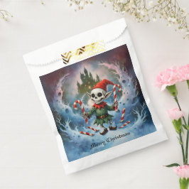 Bolsa De Papel Skeleton Christmas Elf – Creepy Cute Dark Holiday 